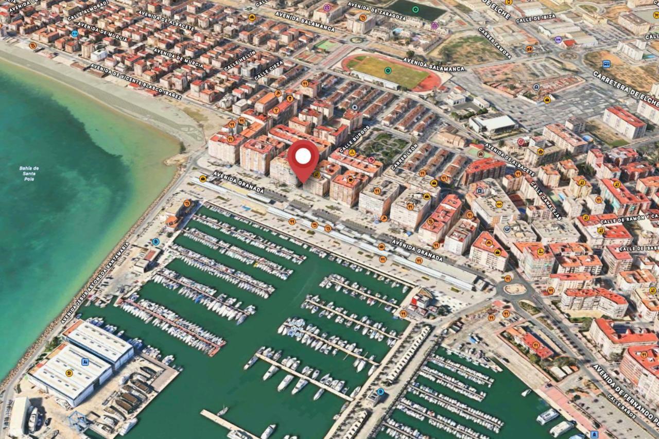 Appartement Nuevo A Estrenar. Vistas Al Mar, Terraza, Ascensor à Santa Pola Extérieur photo